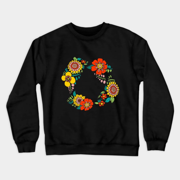 Retro bouquet Crewneck Sweatshirt by zeljkica